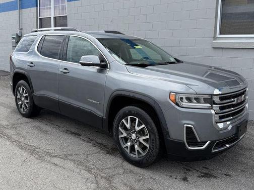 Satin Steel Metallic 2021 GMC Acadia AWD SLE