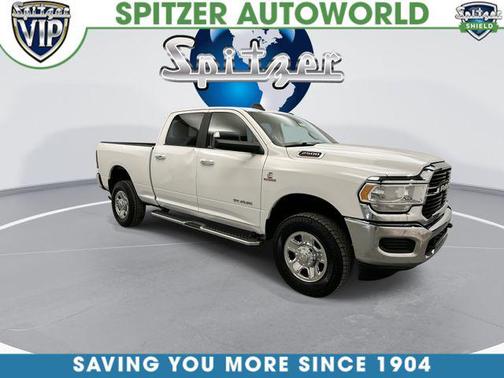 Bright White Clearcoat 2019 RAM 2500 Big Horn Crew Cab 4x4 6'4' Box