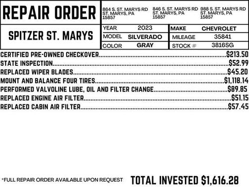 Sterling Gray Metallic 2023 Chevrolet Silverado 1500 Custom