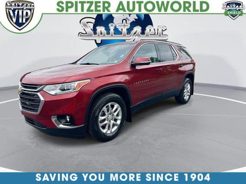 Cajun Red Tintcoat 2020 Chevrolet Traverse LT Leather