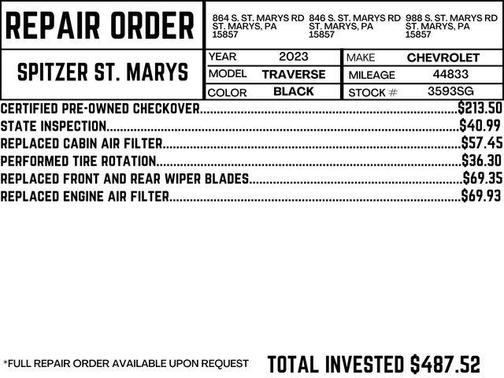 2023 Chevrolet Traverse LT Cloth