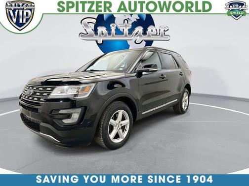 SHADOW BLACK 2017 Ford Explorer XLT