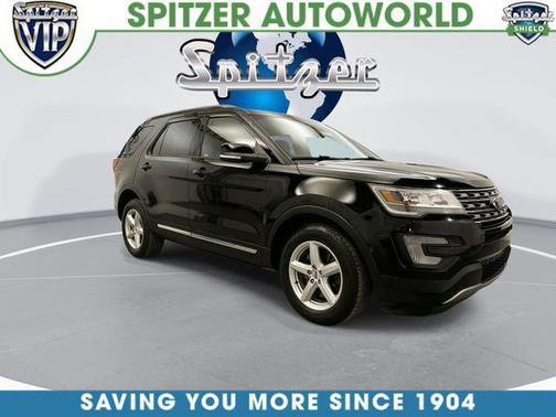SHADOW BLACK 2017 Ford Explorer XLT