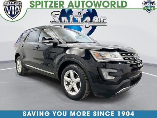SHADOW BLACK 2017 Ford Explorer XLT