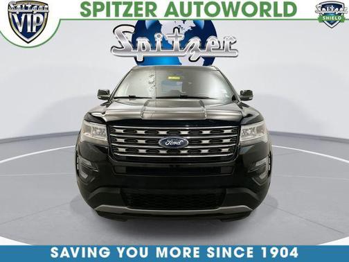 SHADOW BLACK 2017 Ford Explorer XLT