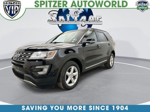SHADOW BLACK 2017 Ford Explorer XLT