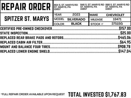 2023 Chevrolet Silverado 1500 RST