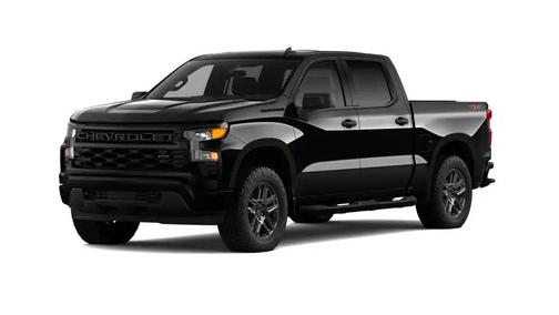 Black 2026 Chevrolet Silverado 1500 Custom