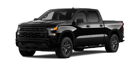 Black 2026 Chevrolet Silverado 1500 Custom