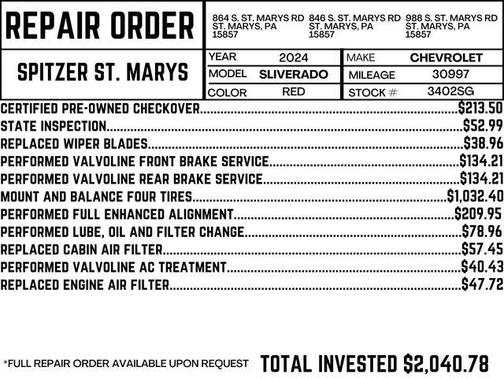 2024 Chevrolet Silverado 1500 LT