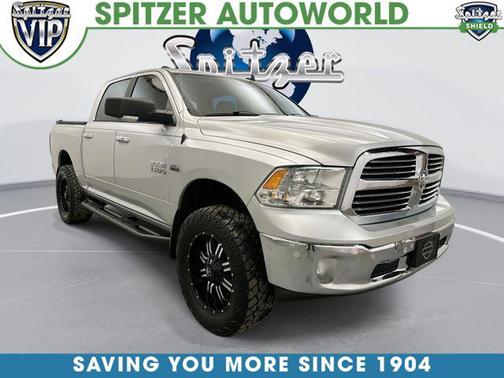 Bright Silver Metallic Clearcoat 2017 RAM 1500 Big Horn