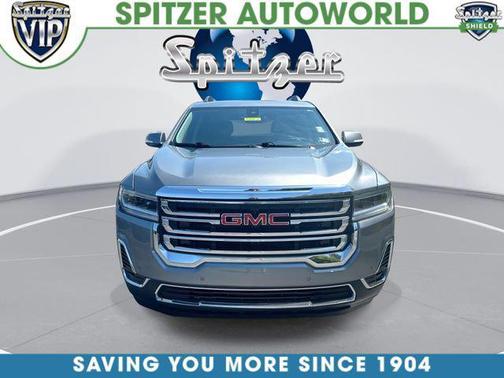 Satin Steel Metallic 2021 GMC Acadia AWD SLE