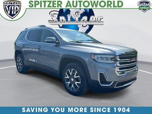 Satin Steel Metallic 2021 GMC Acadia AWD SLE