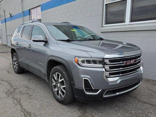Satin Steel Metallic 2021 GMC Acadia AWD SLE