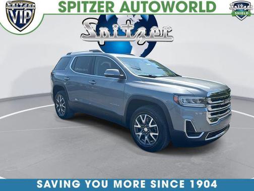Satin Steel Metallic 2021 GMC Acadia AWD SLE