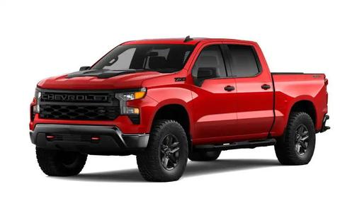 Red Hot 2026 Chevrolet Silverado 1500 Custom Trail Boss