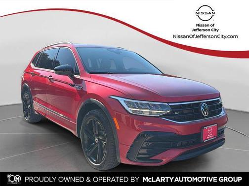 Red Metallic 2024 Volkswagen Tiguan 2.0T SE R-Line Black
