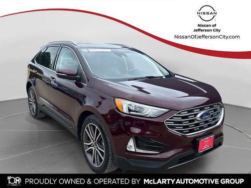 Burgundy Velvet Metallic Tinted Clearcoat 2020 Ford Edge Titanium