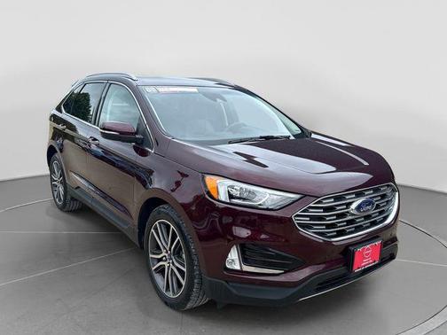 Burgundy Velvet Metallic Tinted Clearcoat 2020 Ford Edge Titanium