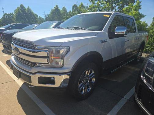 White Platinum Metallic Tri-Coat 2019 Ford F-150 Lariat