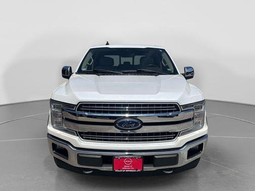 White Platinum Metallic Tri-Coat 2019 Ford F-150 Lariat