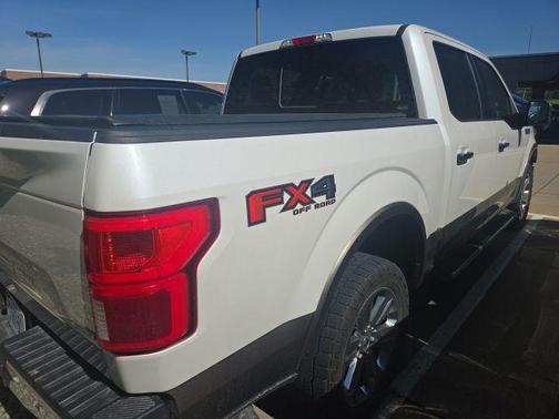 White Platinum Metallic Tri-Coat 2019 Ford F-150 Lariat