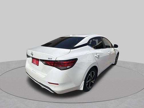 Aspen White Tricoat 2024 Nissan Sentra SV