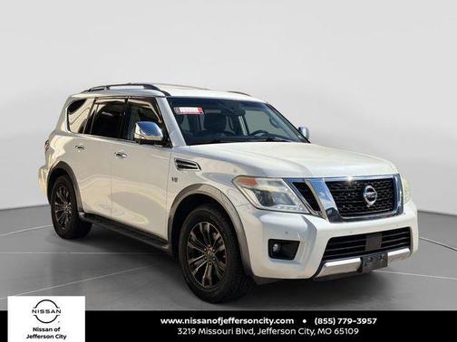 Pearl White 2017 Nissan Armada Platinum