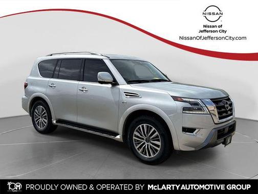 Brilliant Silver Metallic 2021 Nissan Armada SL 4WD