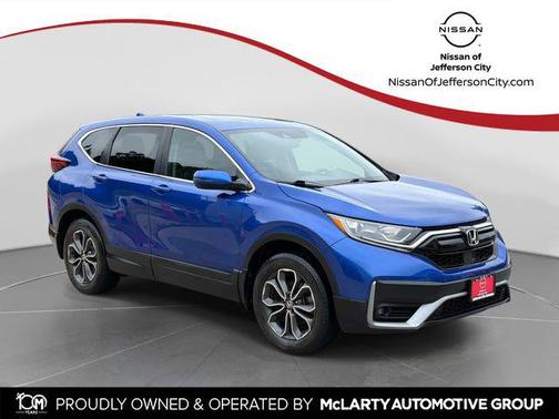 Aegean Blue 2021 Honda CR-V AWD EX-L