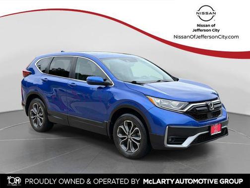 Aegean Blue 2021 Honda CR-V AWD EX-L