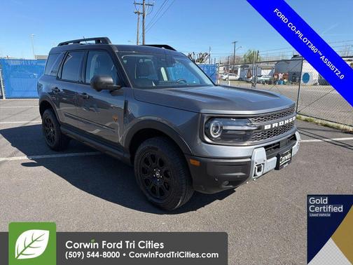 Carbonized Gray Metallic 2025 Ford Bronco Sport Badlands