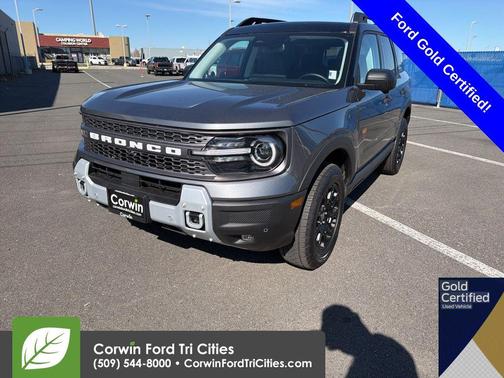 Carbonized Gray Metallic 2025 Ford Bronco Sport Badlands