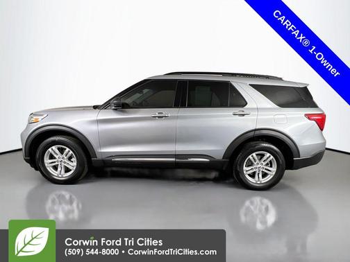 Iconic Silver Metallic 2022 Ford Explorer XLT
