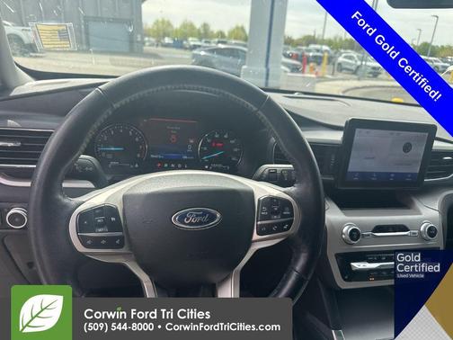 Star White Metallic Tri-Coat 2023 Ford Explorer XLT