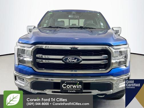 Atlas Blue Metallic 2024 Ford F-150 Lariat