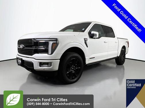 Star White Metallic TC 2025 Ford F-150 Platinum