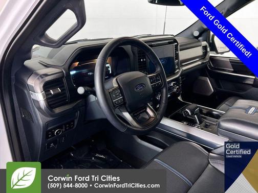 Star White Metallic TC 2025 Ford F-150 Platinum