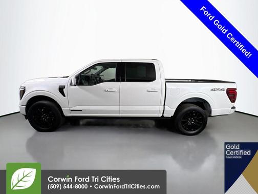 Star White Metallic TC 2025 Ford F-150 Platinum