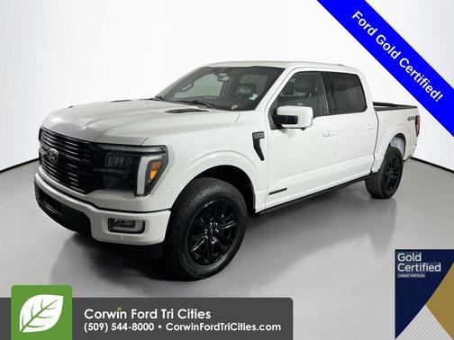 Star White Metallic TC 2025 Ford F-150 Platinum