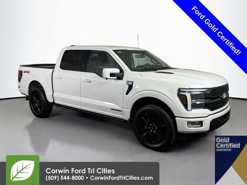 Star White Metallic TC 2025 Ford F-150 Platinum