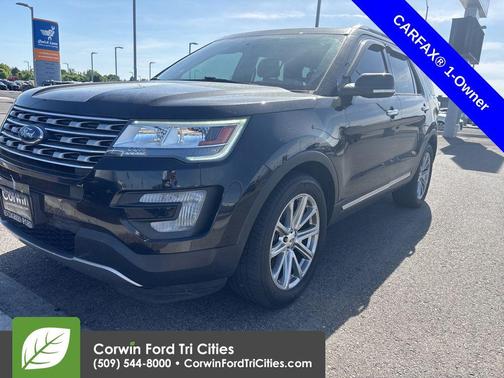 Shadow Black 2017 Ford Explorer Limited