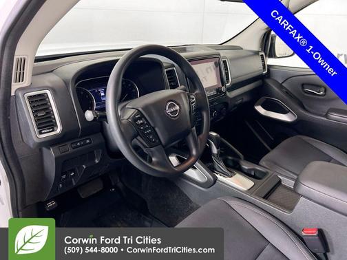 Glacier White 2024 Nissan Frontier SV