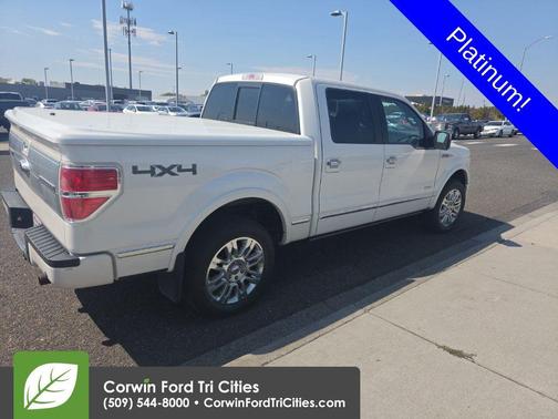 White Platinum Metallic Tri-Coat 2014 Ford F-150 Platinum
