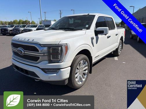 Star White Metallic Tri-Coat 2023 Ford F-150 Limited