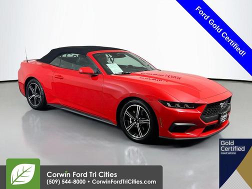 Rapid Red Metallic Tinted Clearcoat 2024 Ford Mustang EcoBoost Premium
