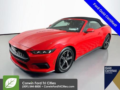 Rapid Red Metallic Tinted Clearcoat 2024 Ford Mustang EcoBoost Premium