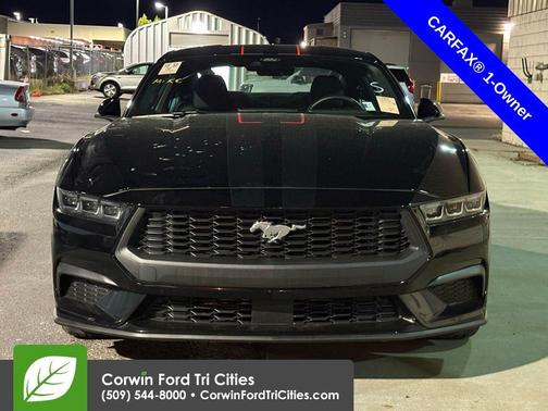 Shadow Black 2024 Ford Mustang EcoBoost