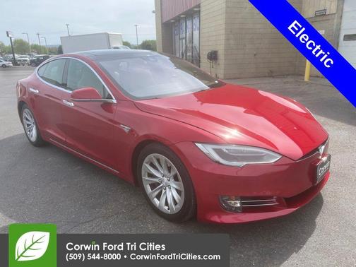 Red Multi-Coat 2016 Tesla Model S 75D