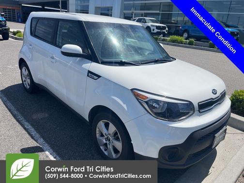 Clear White 2019 Kia Soul Base